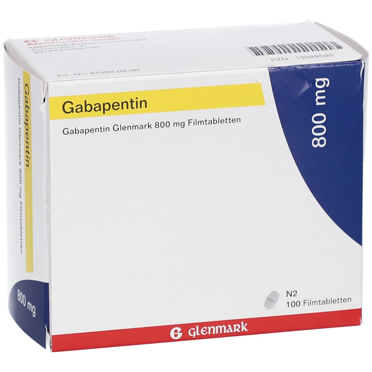 Gabapentin Glenmark 800 mg