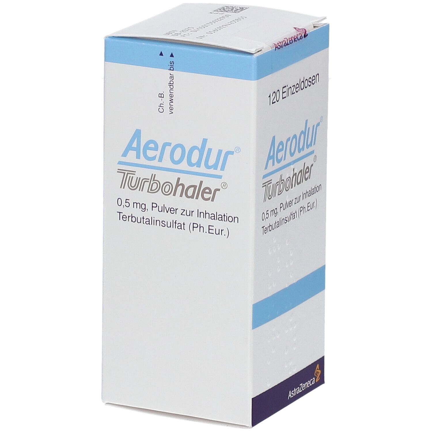 Aerodur Turbohaler ohne Treibgas 120 ED 1 St Inhalationspulver