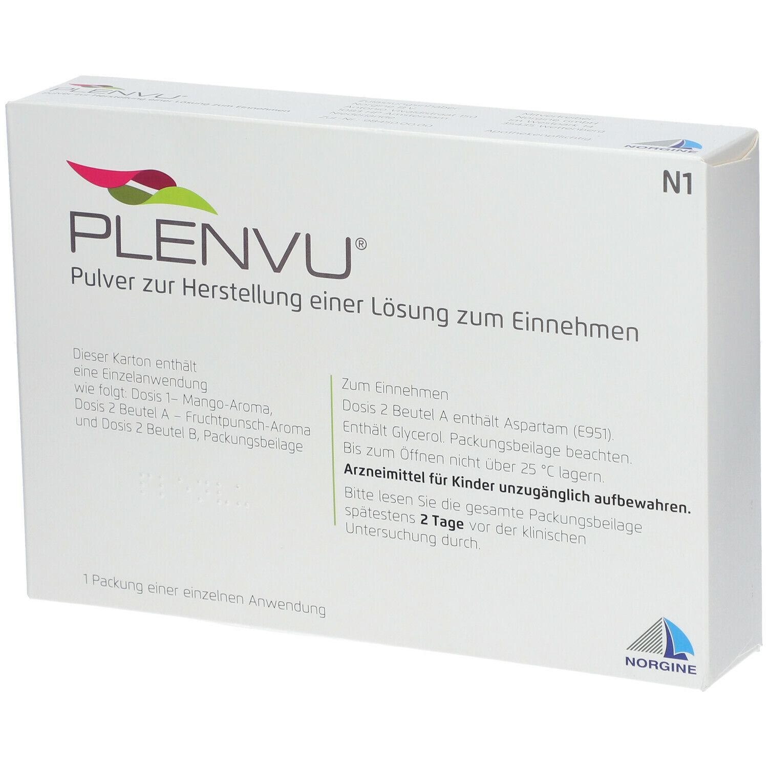 PLENVU Pulver Zur Herstellung Einer L sung Zum Einnehmen 1 St Shop 