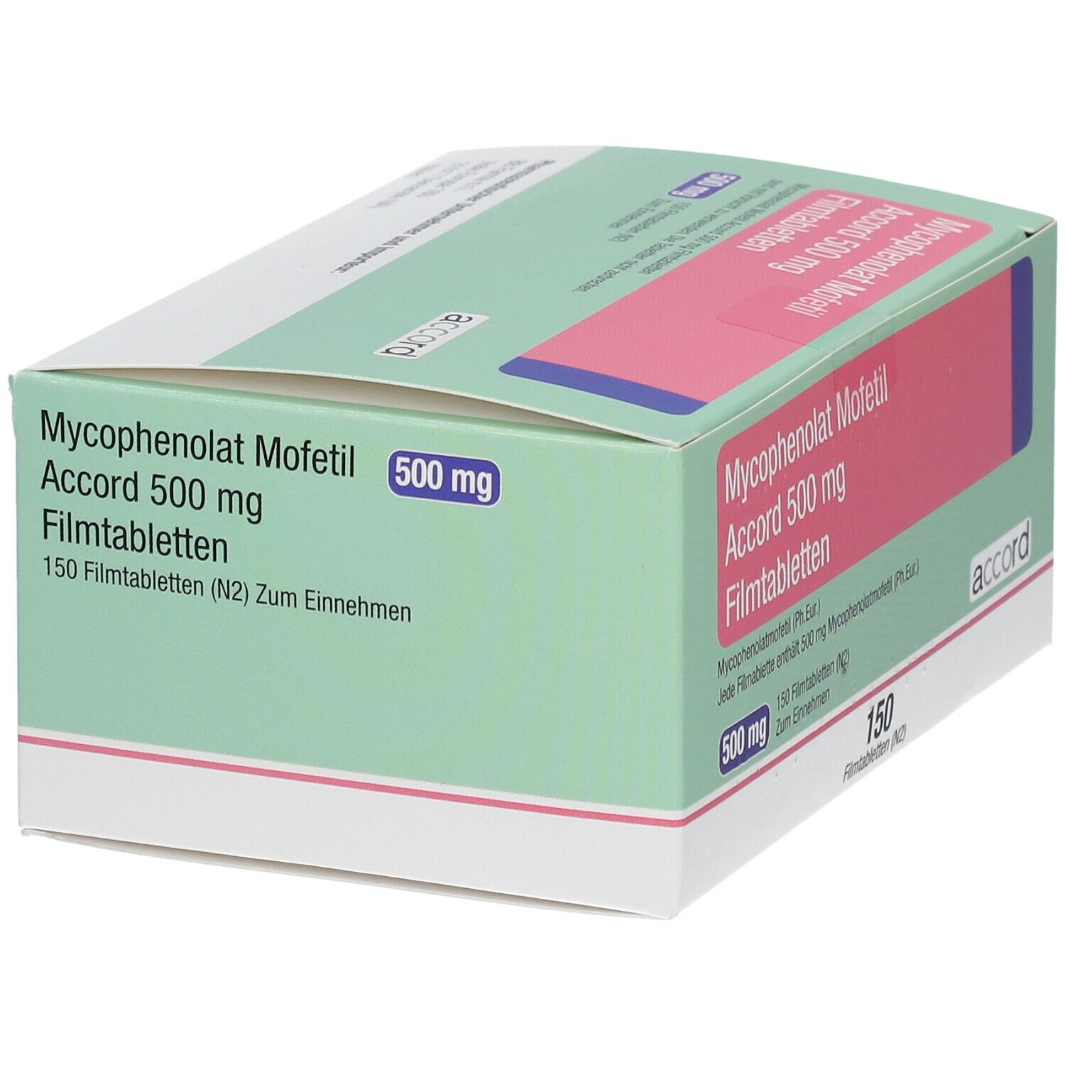 Mycophenolat Mofetil Accord 500 mg Filmtabletten 150 St