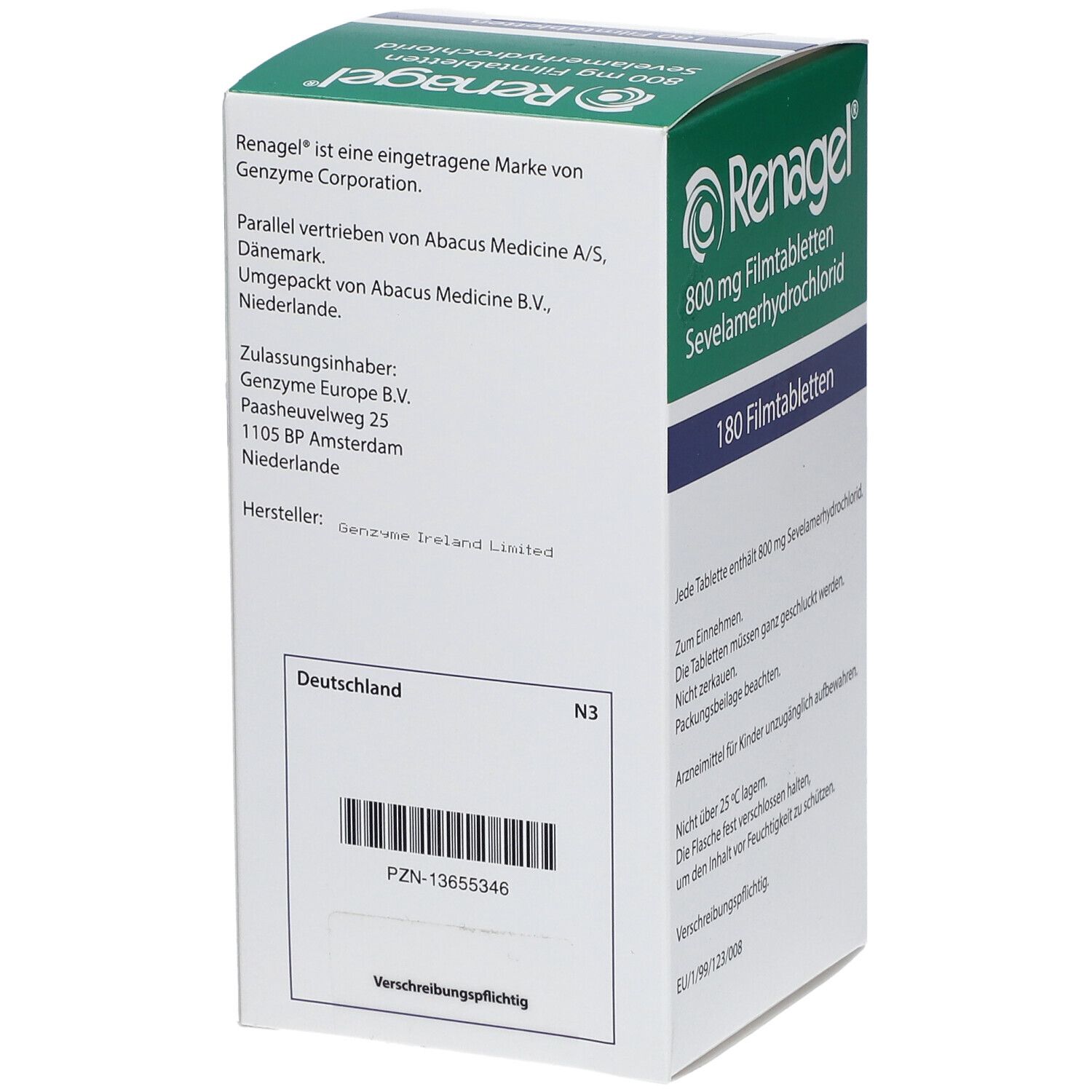 Renagel® 800Mg blette