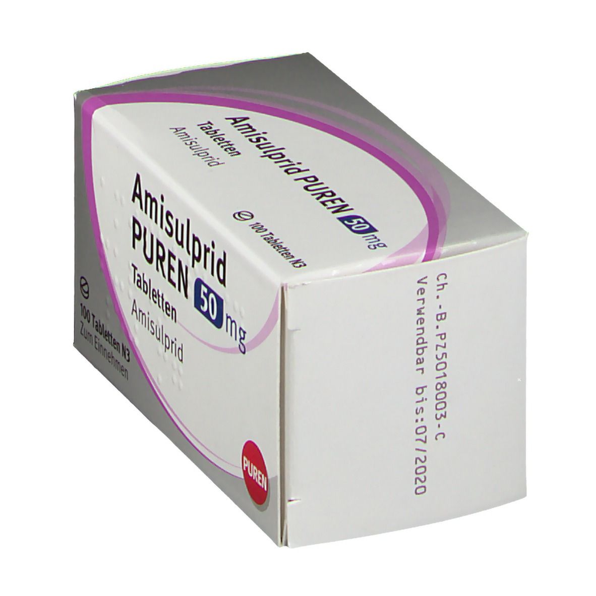 Amisulprid Puren 100 mg Tabletten 50 St