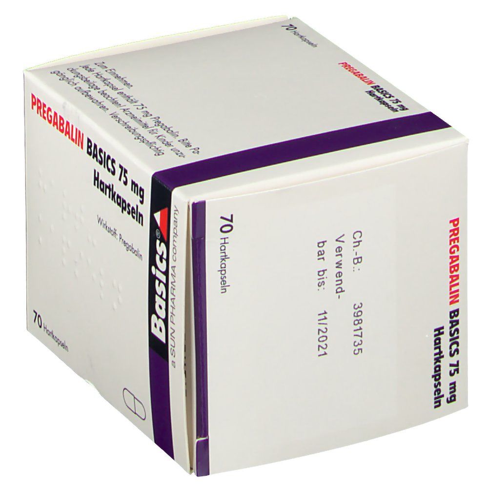 PREGABALIN BASICS 75 mg 70 St mit dem E Rezept kaufen Shop Apotheke