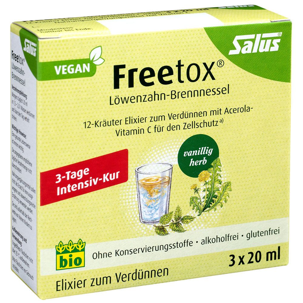 Salus® Freetox® Löwenzahn-Brennnessel 12-Kräuter-Elixier zum Verdünnen
