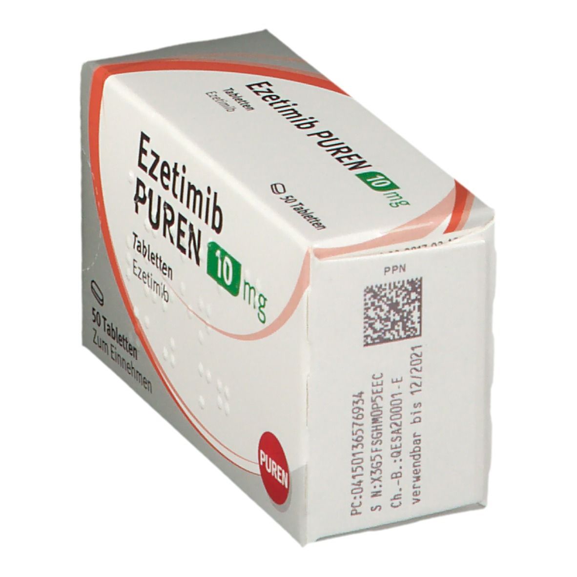 Ezetimib Puren 10 mg Tabletten 50 St