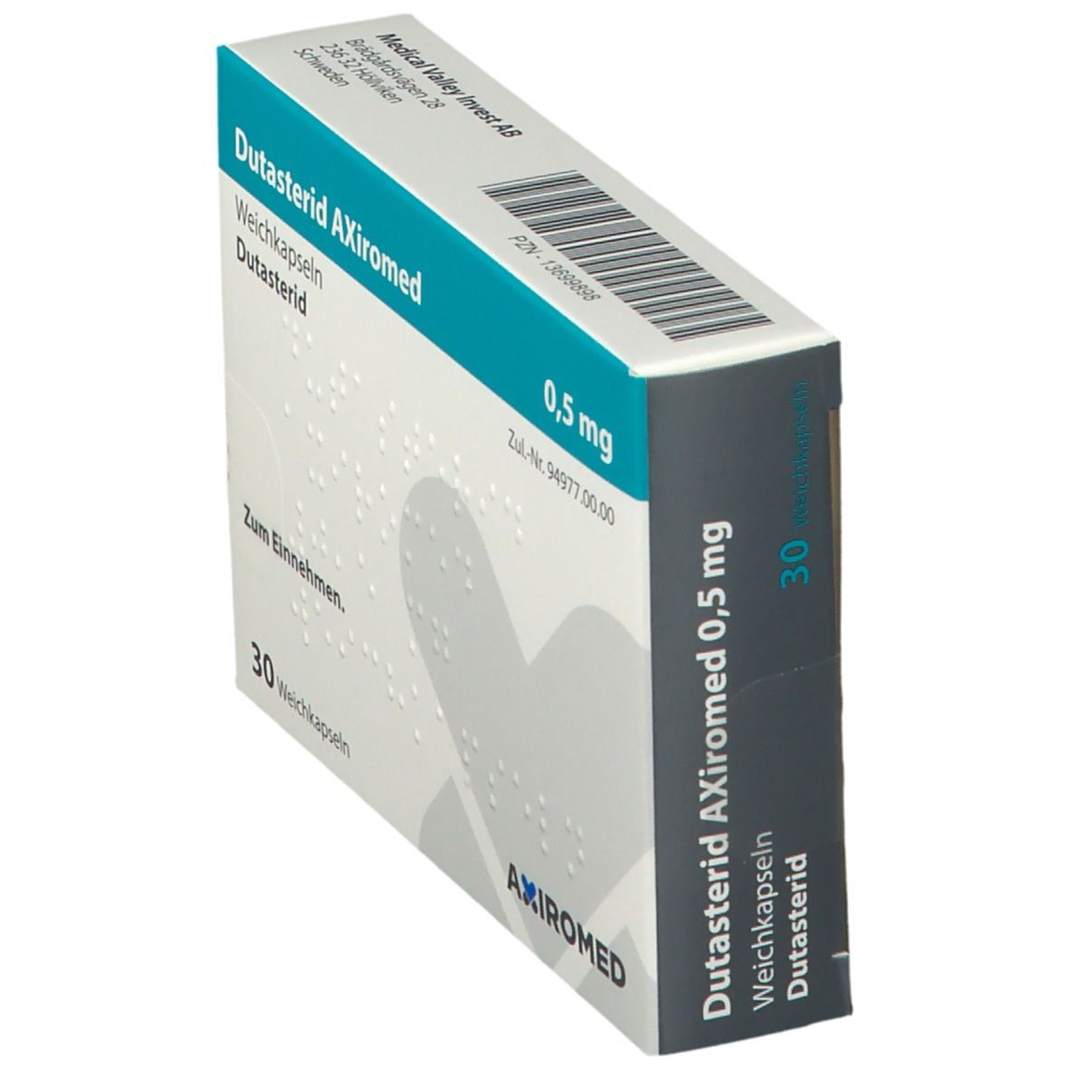 Dutasterid AXiromed 0,5 mg 30 St mit dem E-Rezept kaufen - Shop Apotheke