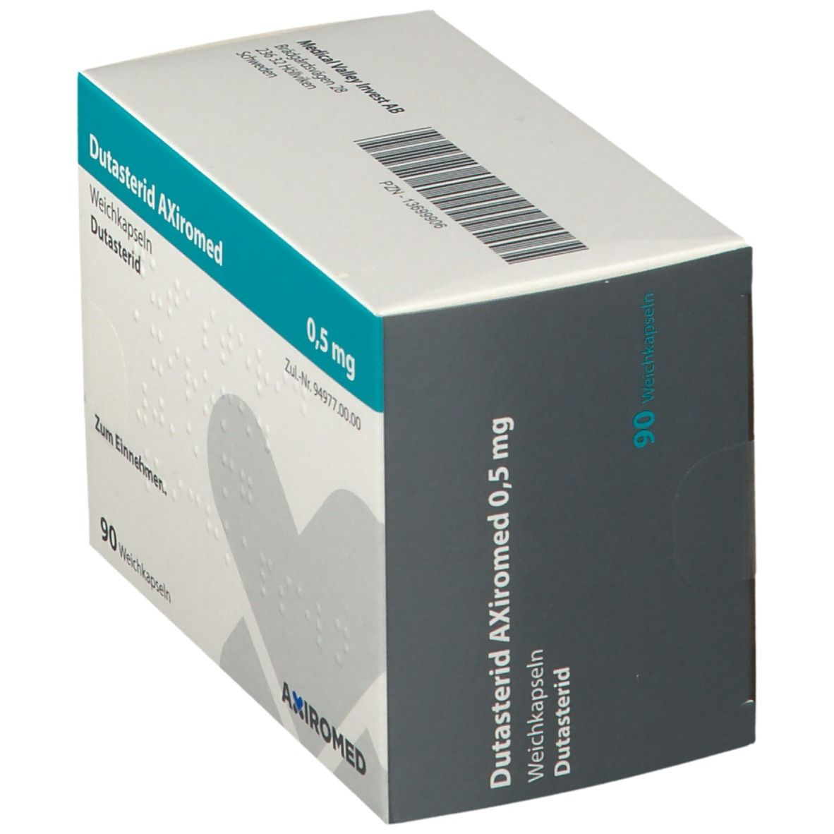 Dutasterid AXiromed 0,5 mg Weichkapseln 90 St