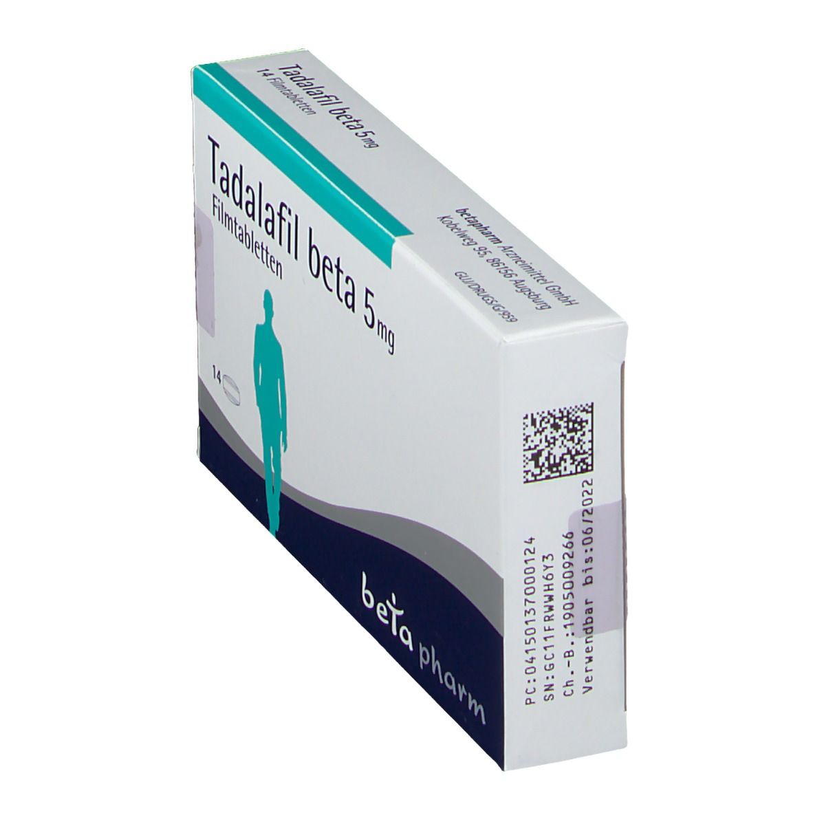 Tadalafil beta 5 mg Filmtabletten 14 St