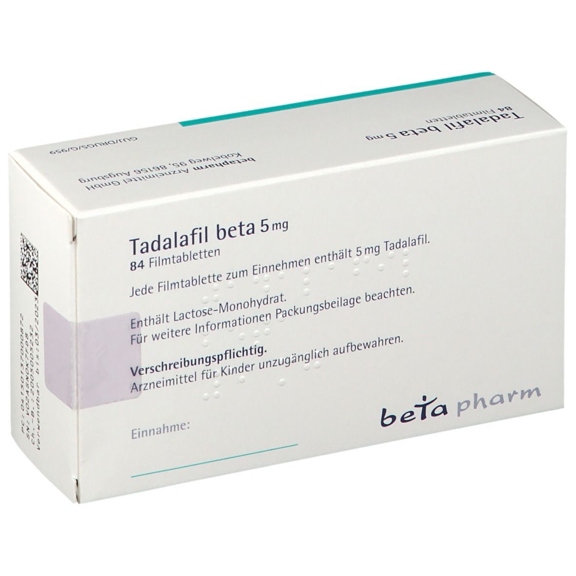 Tadalafil beta 5 mg