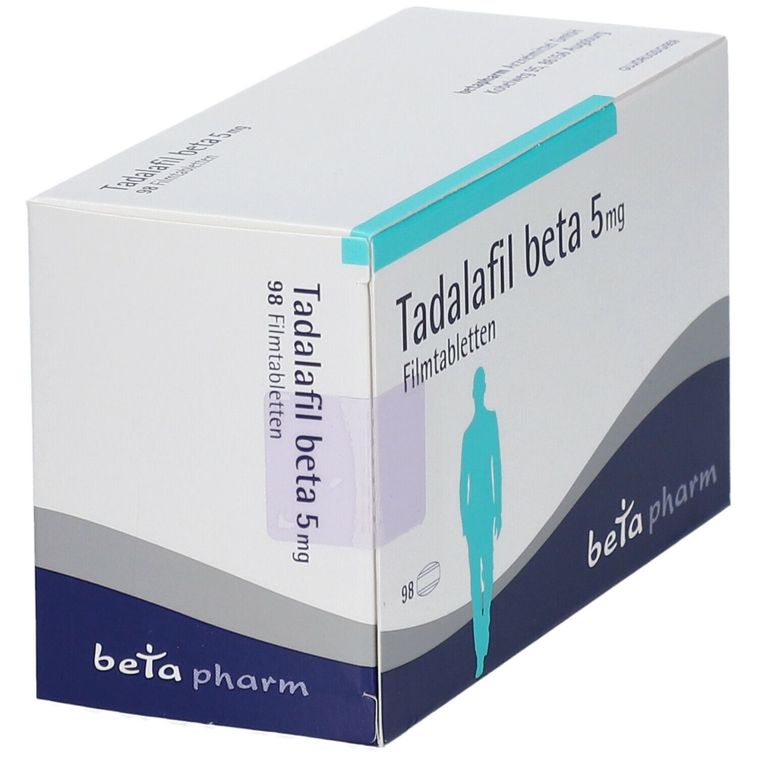 Tadalafil beta 5 mg Filmtabletten 98 St