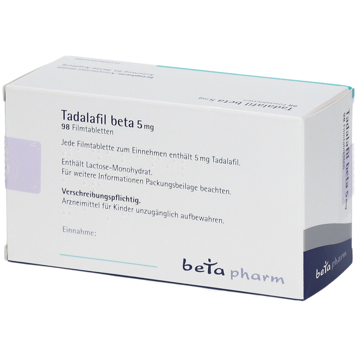 TADALAFIL beta 5 mg Filmtabletten