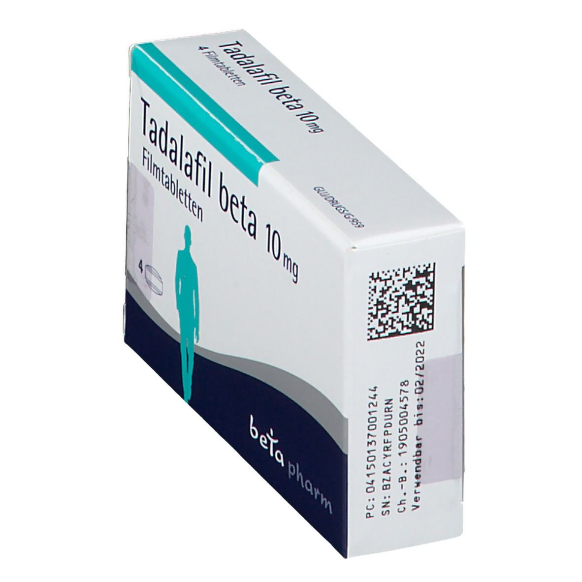 Tadalafil beta 10 mg Filmtabletten 4 St