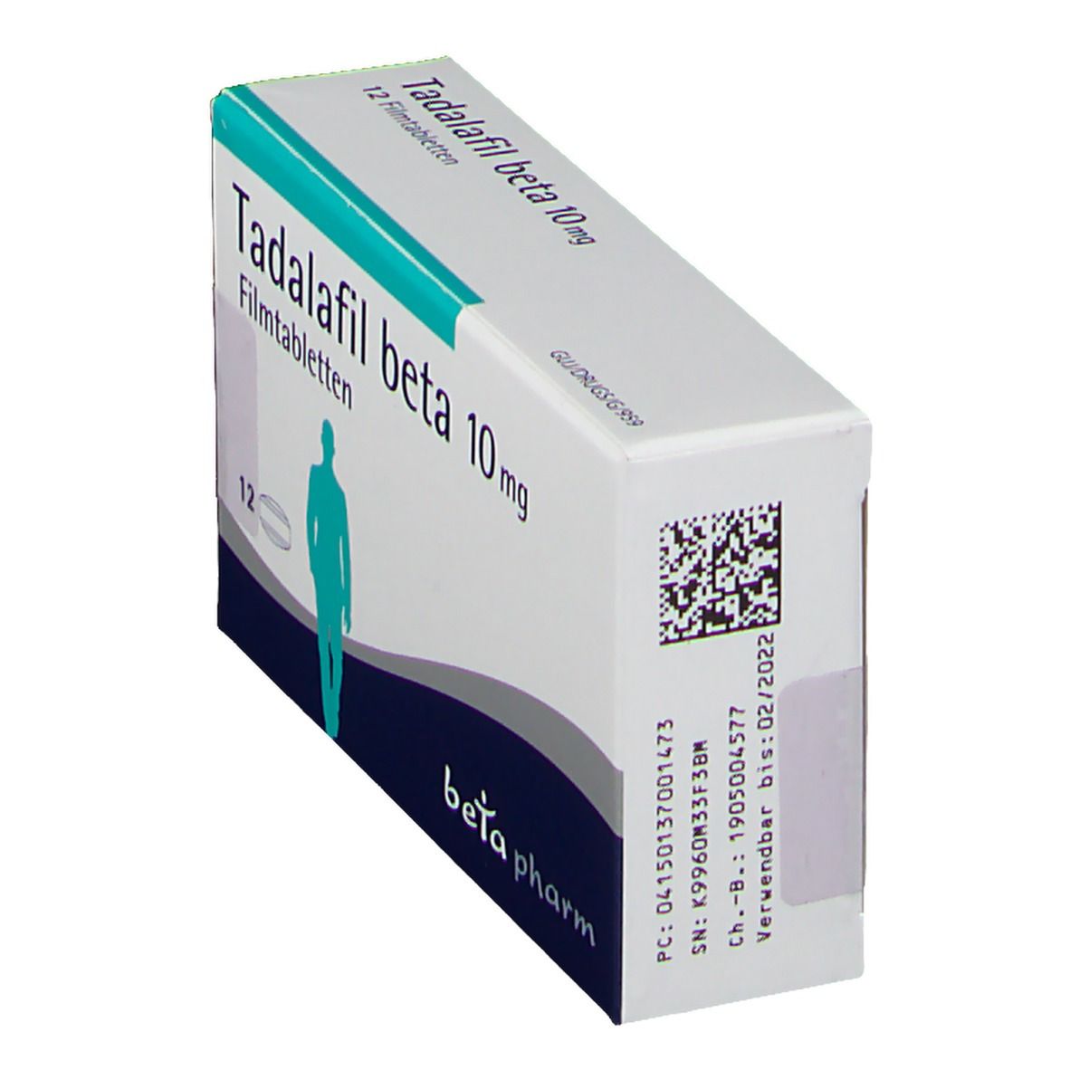 Tadalafil beta 10 mg Filmtabletten 12 St