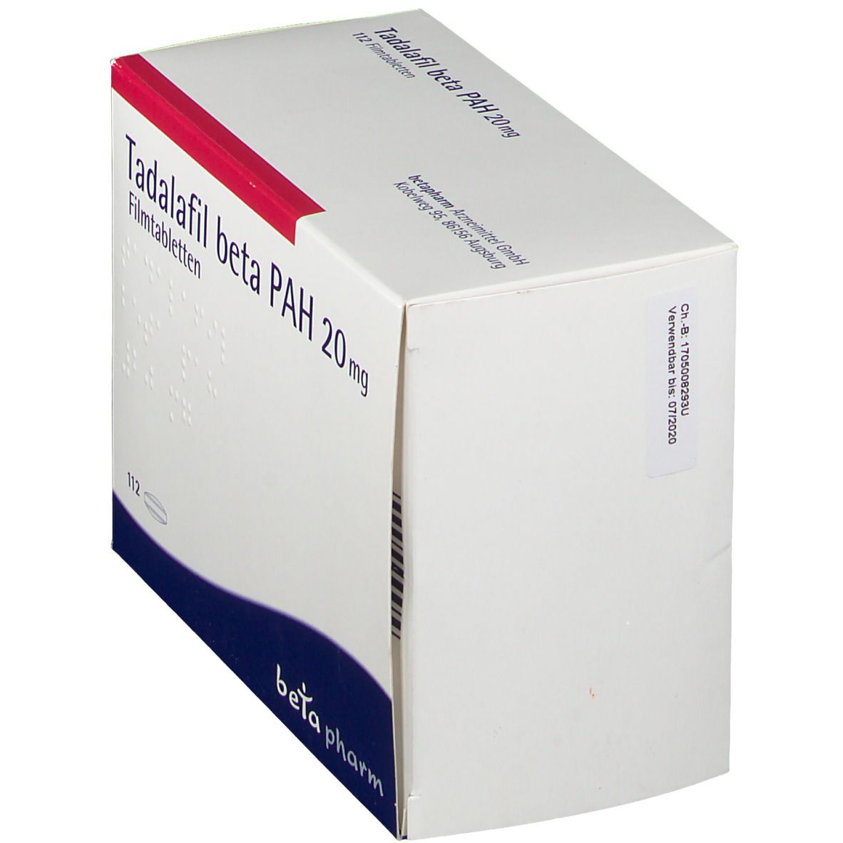 Tadalafil beta PAH 20 mg