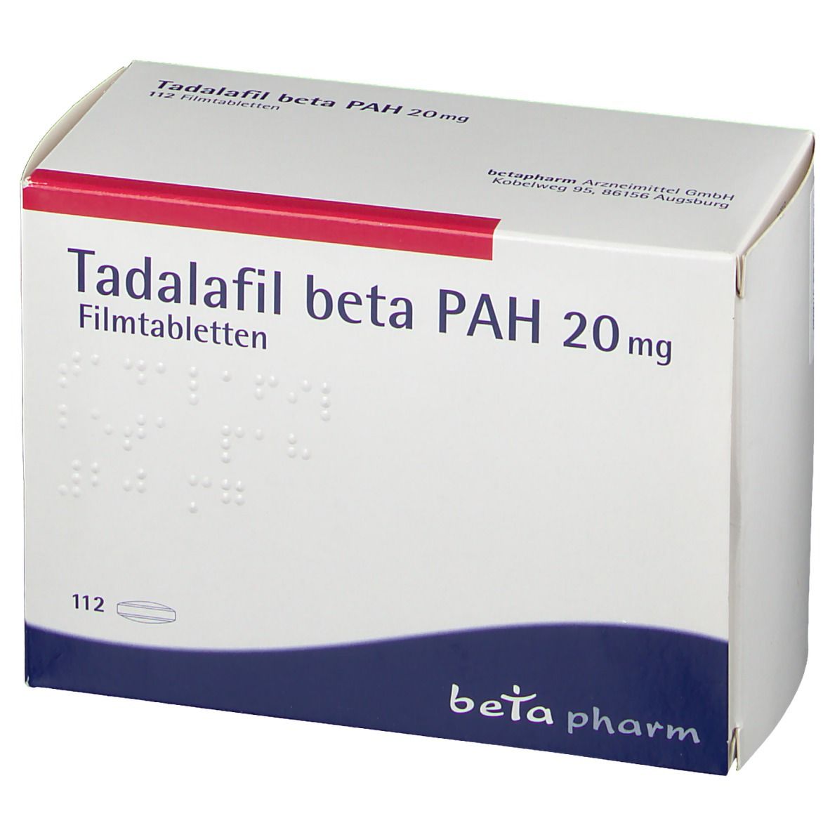 Tadalafil beta PAH 20 mg