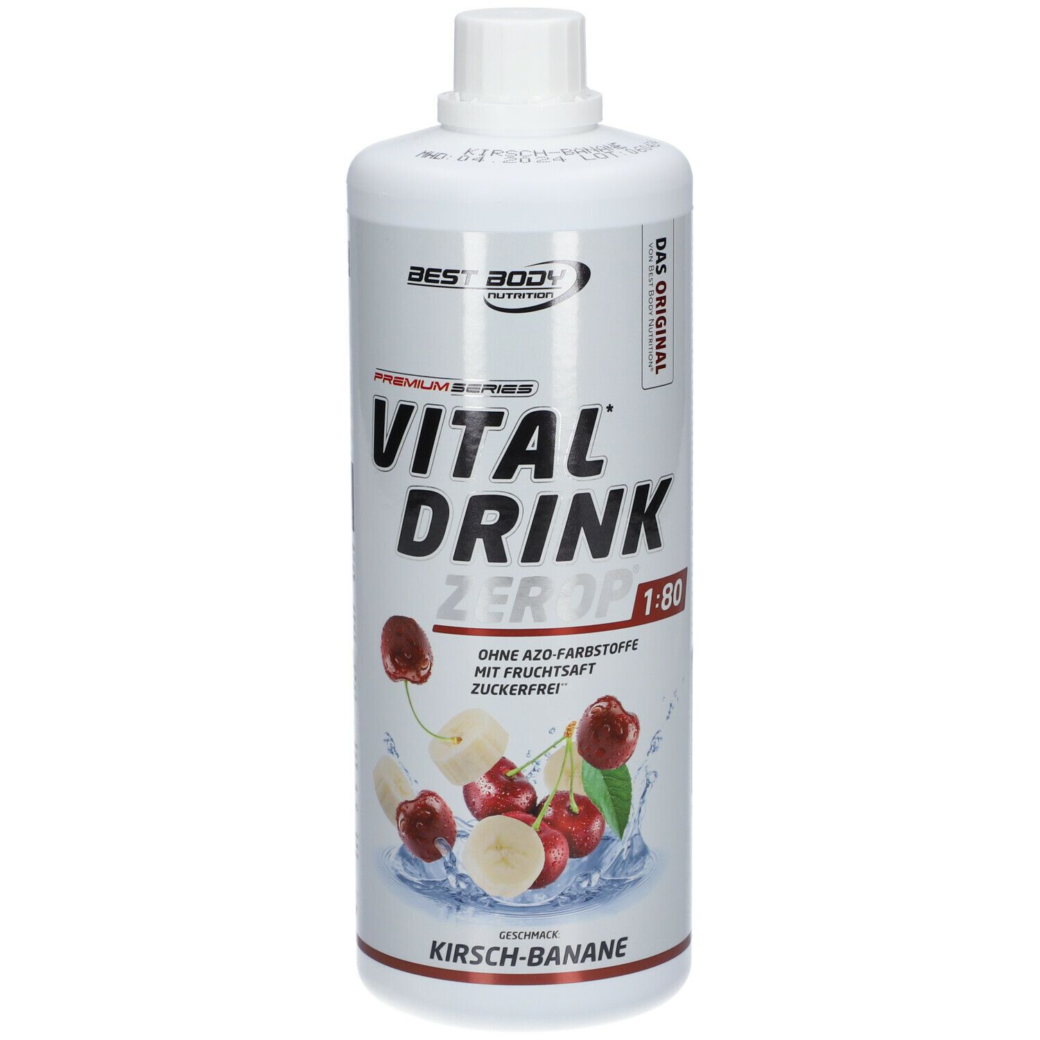 BEST BODY NUTRITION VITAL DRINK ZEROP® KIRSCHE BANANE 1000 ml 1000 ml shopapotheke.at
