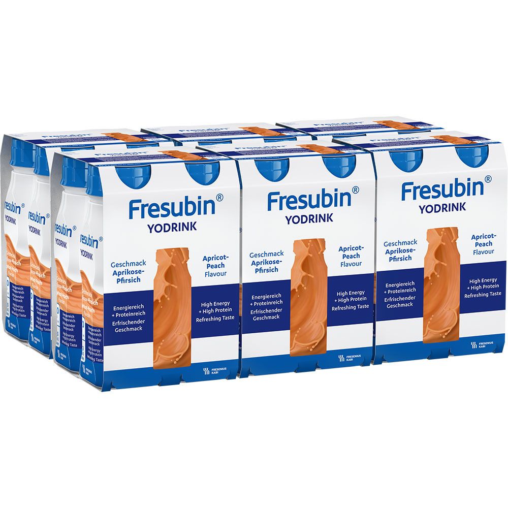 Fresubin YoDrink Aprikose-Pfirsich | Trinkmahlzeit mit Vitaminen & Eiweiß