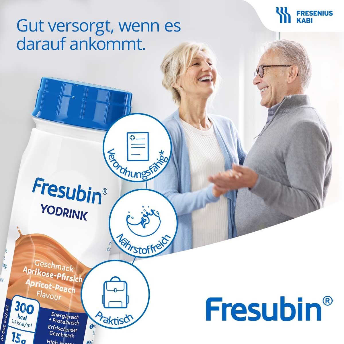 Fresubin YoDrink Himbeere | Trinkmahlzeit mit Vitaminen & Eiweiß