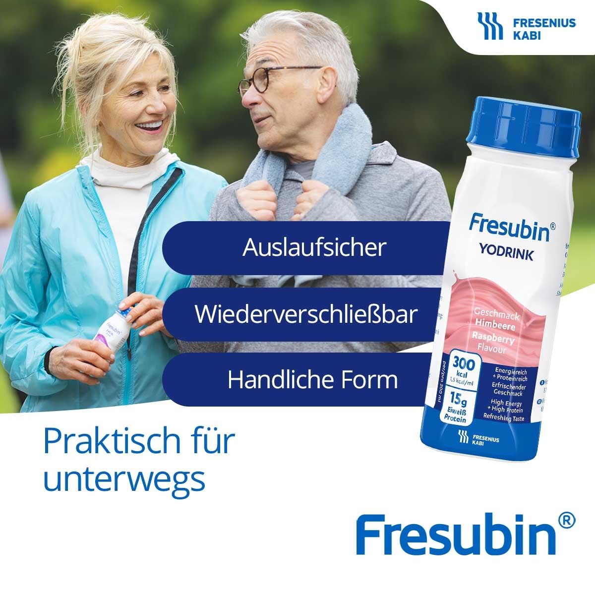 Fresubin YoDrink Himbeere | Trinkmahlzeit mit Vitaminen & Eiweiß