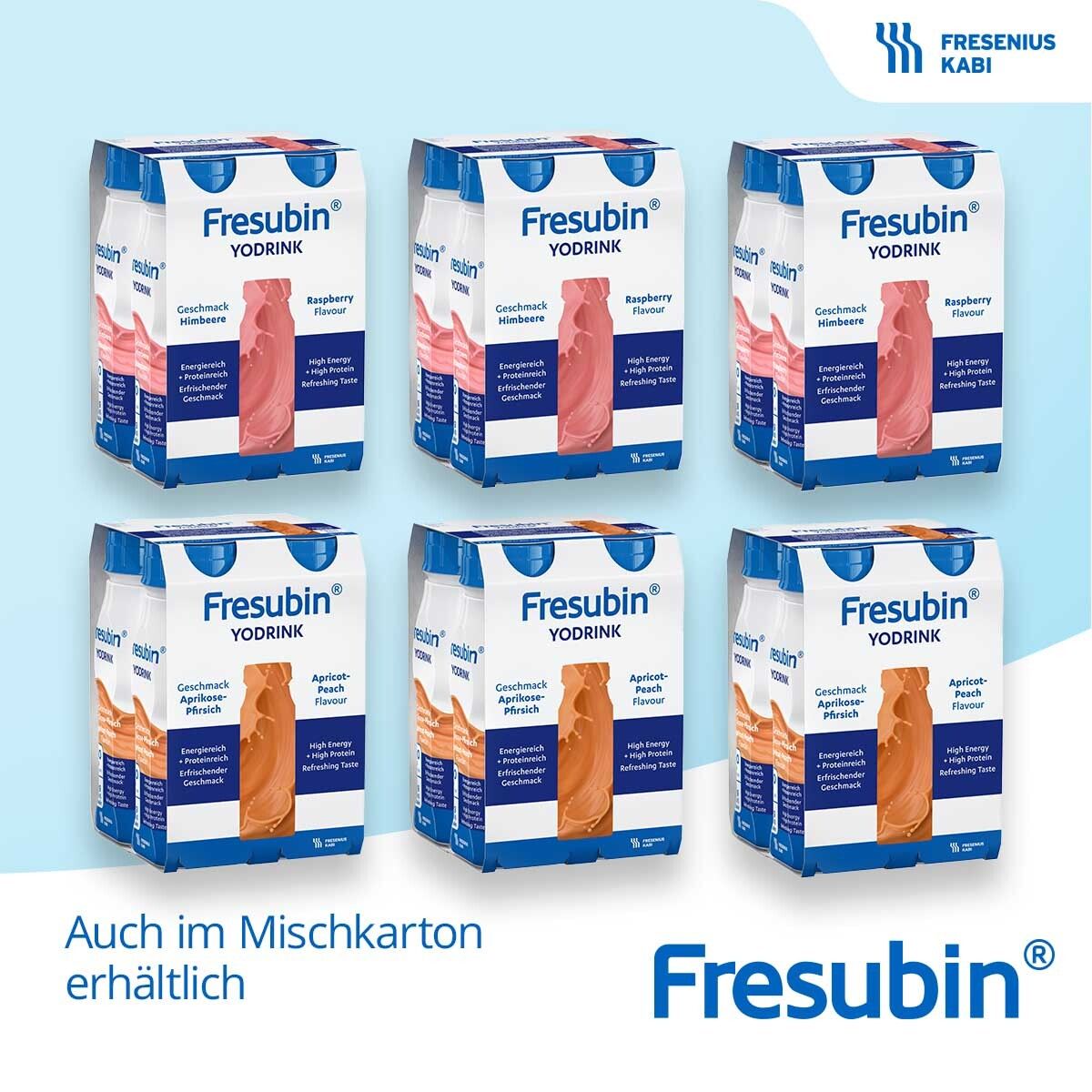 Fresubin YoDrink Himbeere | Trinkmahlzeit mit Vitaminen & Eiweiß