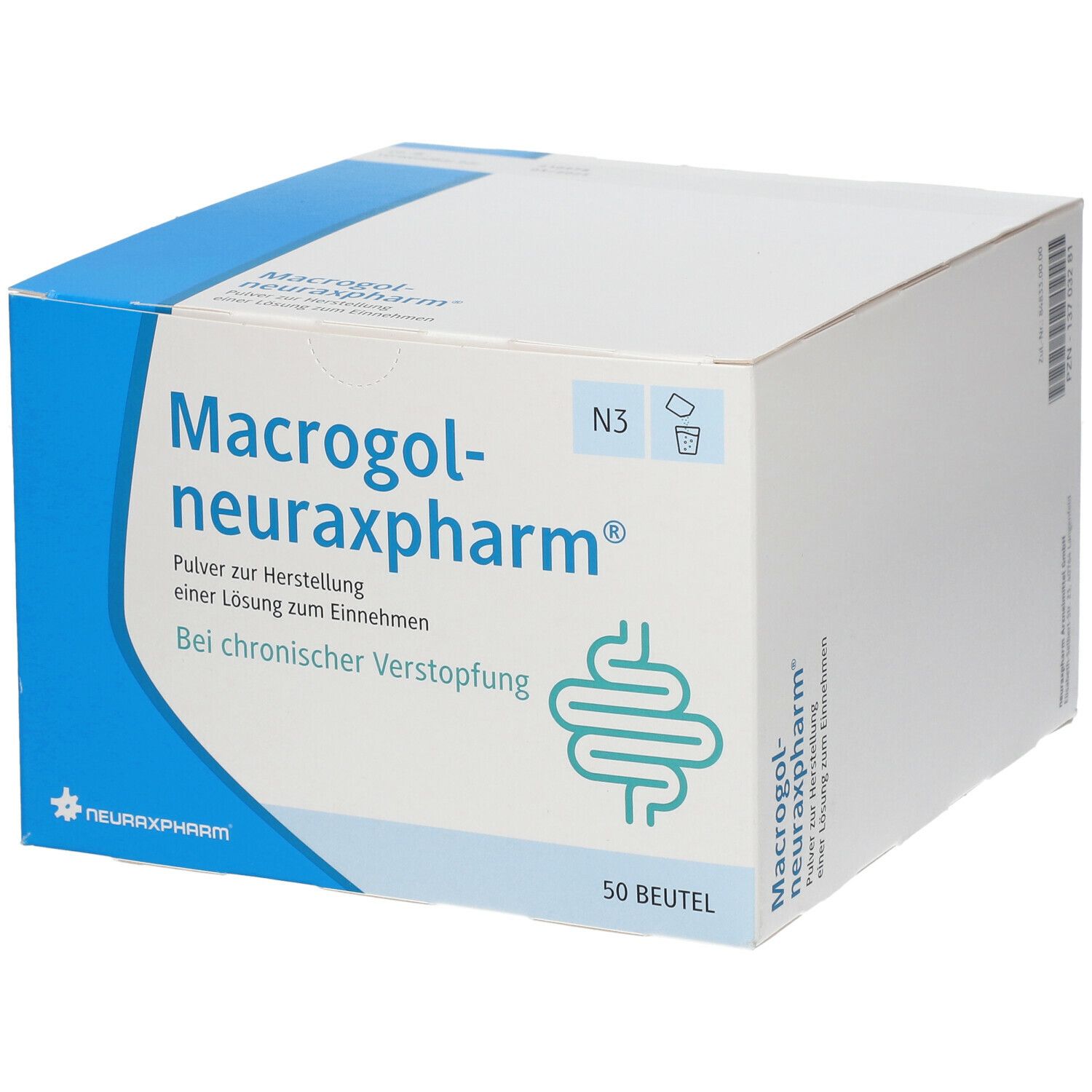 MACROGOL-neuraxpharm Plv.z.Her.e.Lsg.z.Einnehmen 50 St Pulver zur Herstellung einer Lösung zum Einnehmen