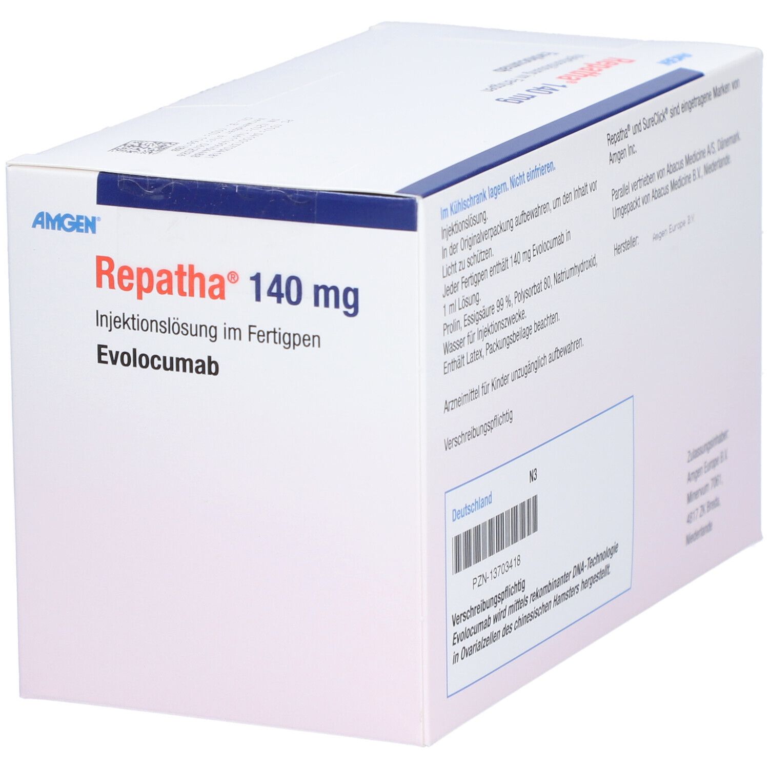 REPATHA 140 mg Injektionslösung i.e.Fertigpen 6 St mit dem E-Rezept ...