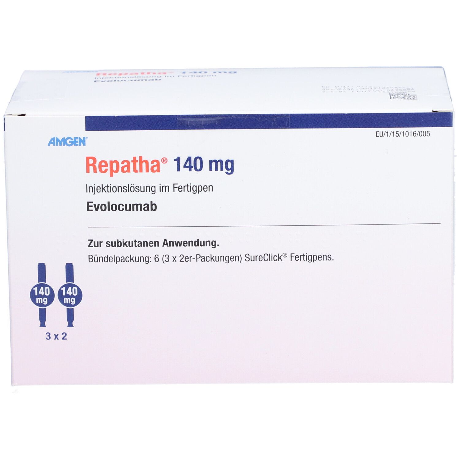 REPATHA 140 mg Injektionslösung i.e.Fertigpen 6 St mit dem E-Rezept ...