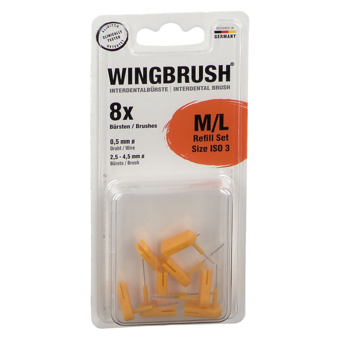 Wingbrush® Brosse interdentaire Taille M-L ISO 3