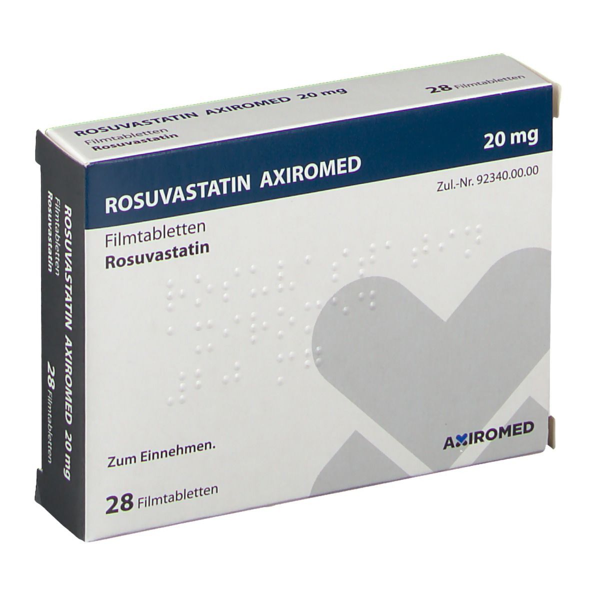 ROSUVASTATIN AXIROMED 20 mg