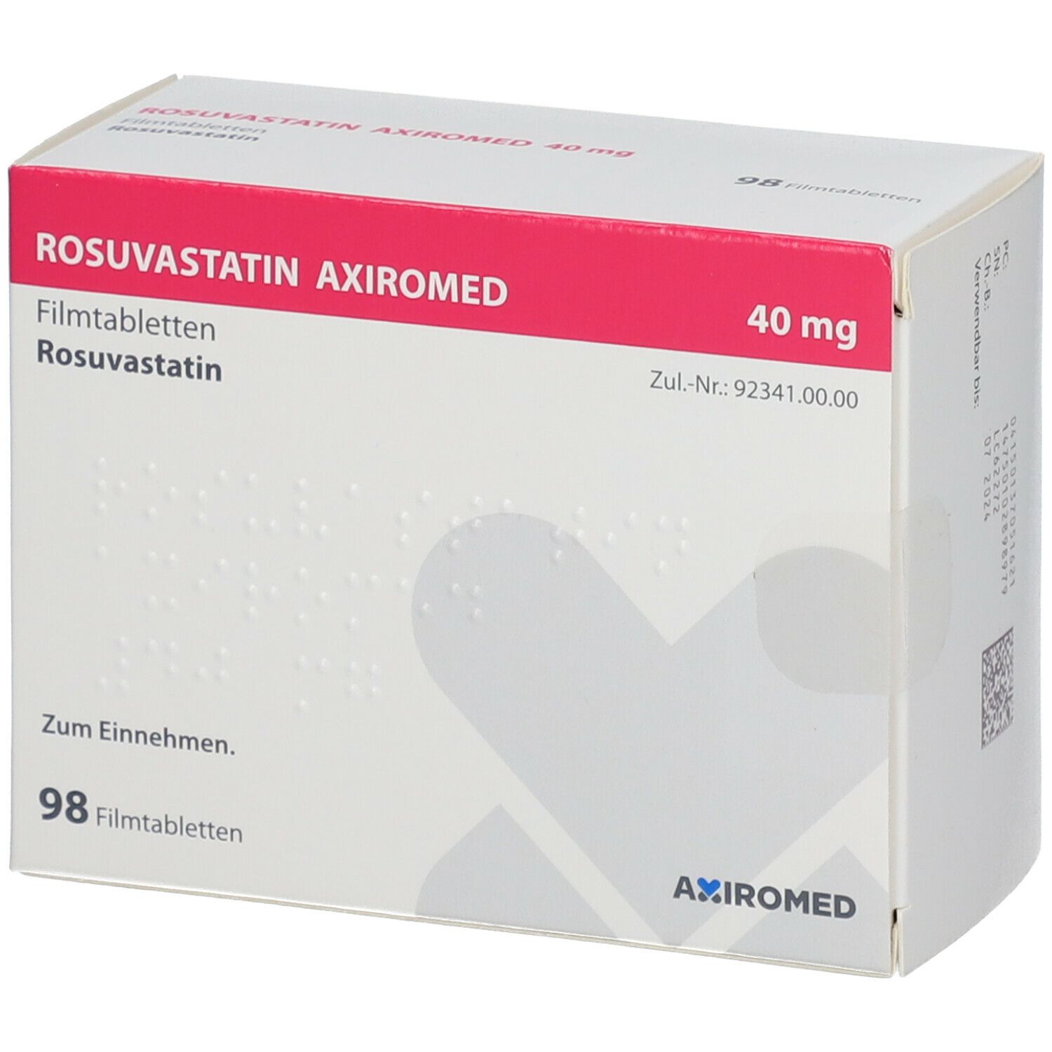 ROSUVASTATIN AXIROMED 40 mg