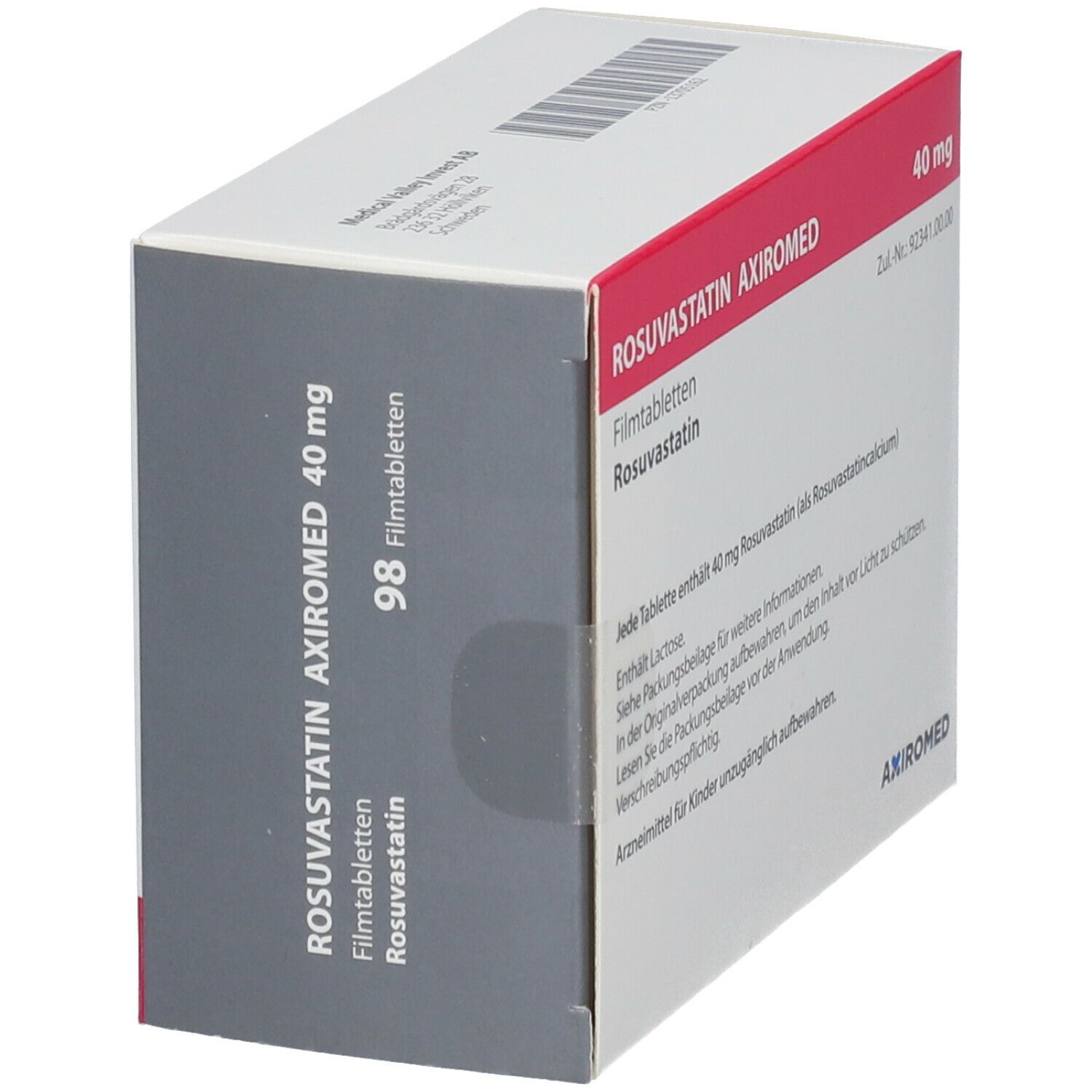 ROSUVASTATIN AXIROMED 40 mg