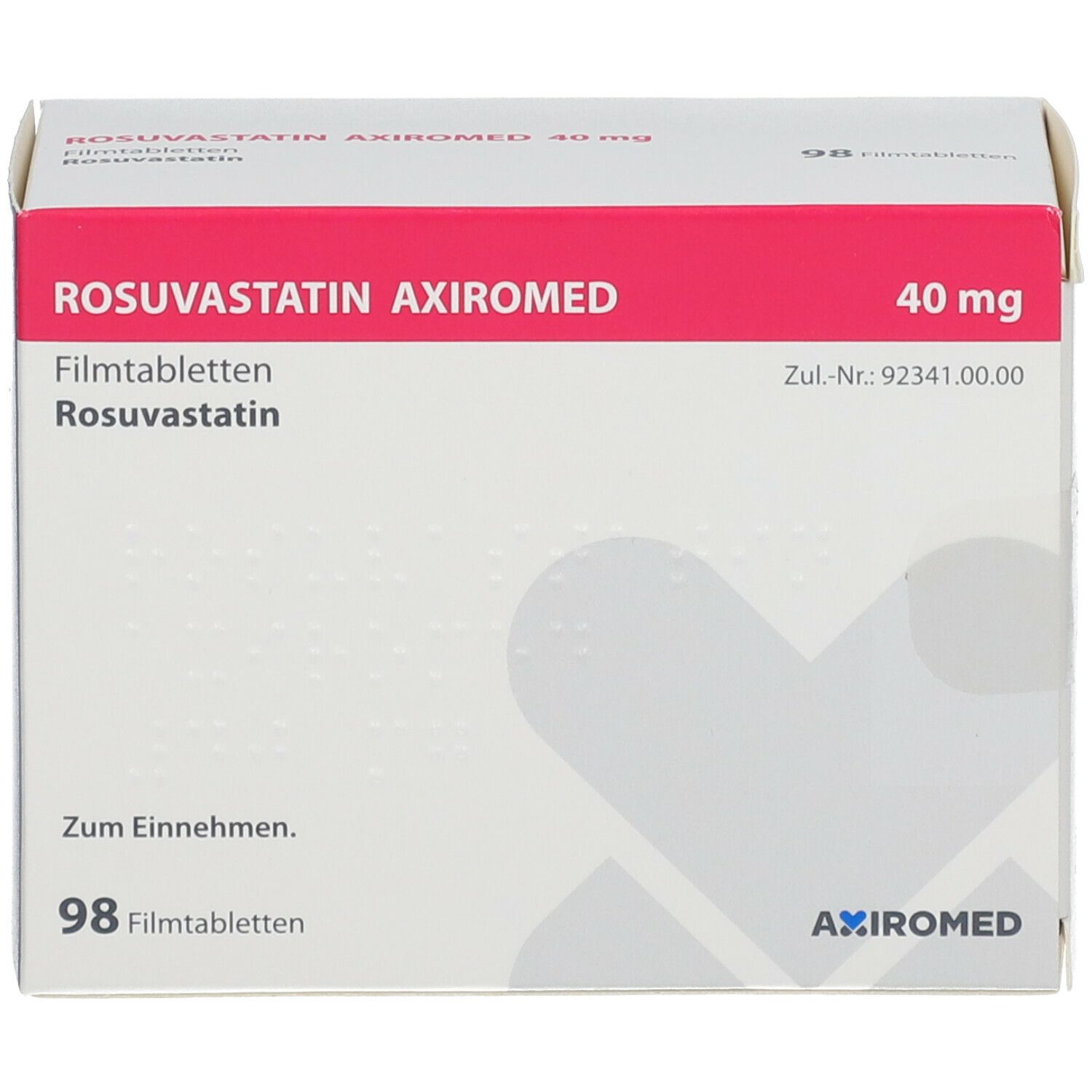 ROSUVASTATIN AXIROMED 40 mg