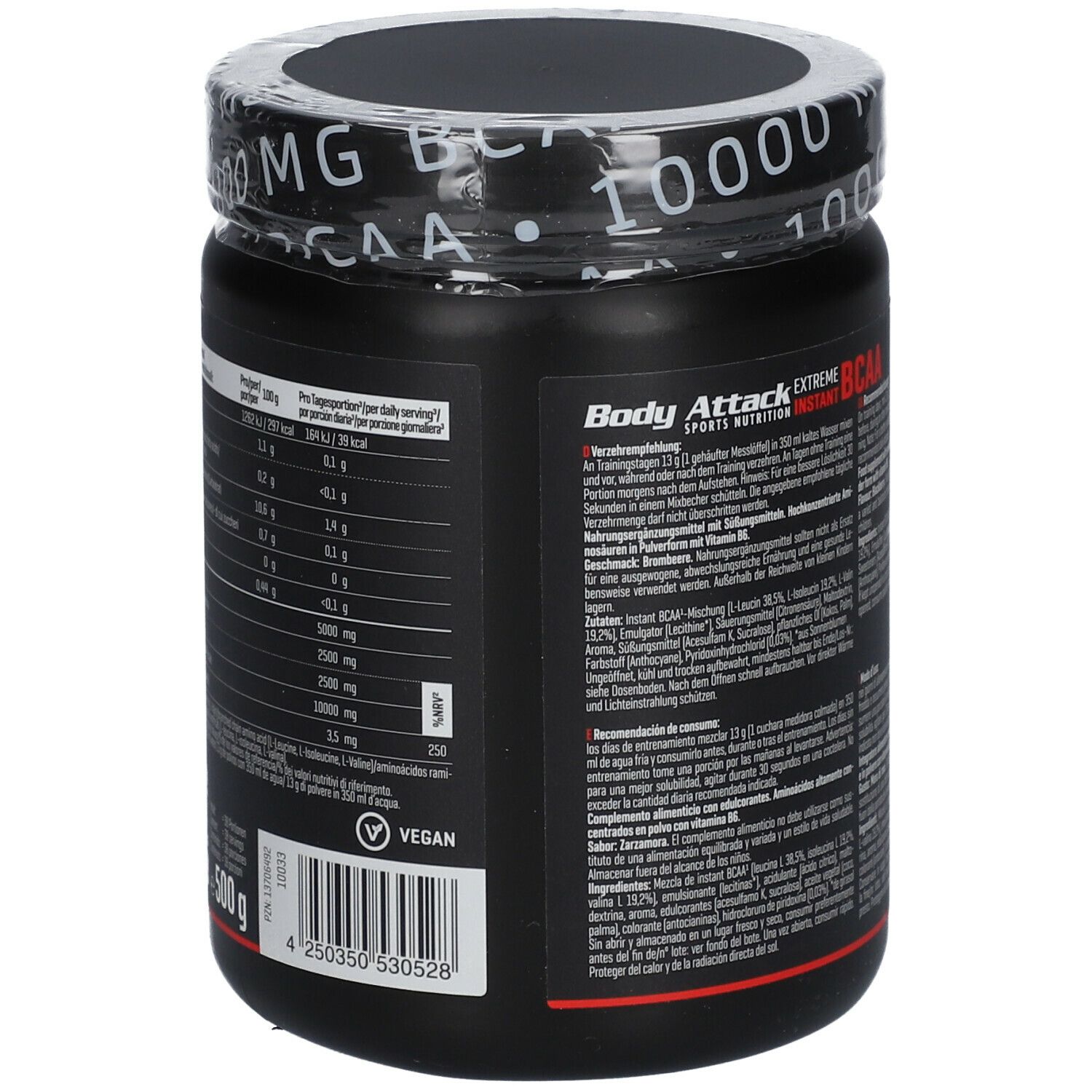 Body Attack Extreme Instant BCAA Blackberry