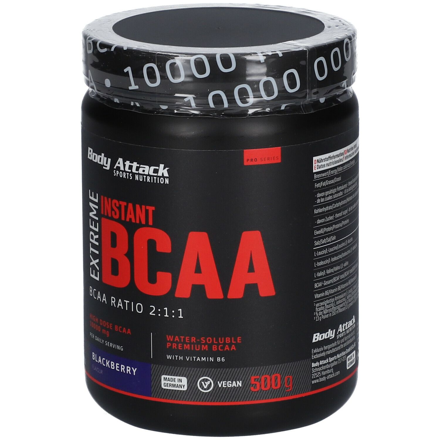 Body Attack Extreme Instant BCAA Blackberry