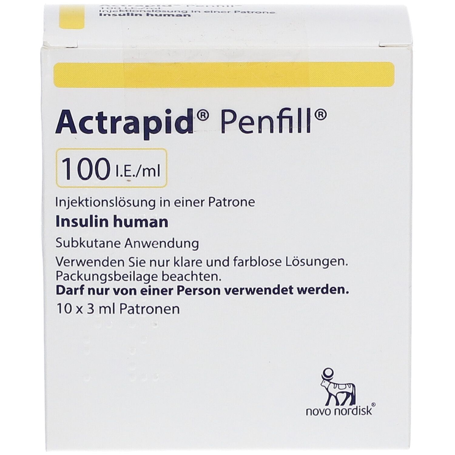 Actrapid® Penfill 100Ie/Ml
