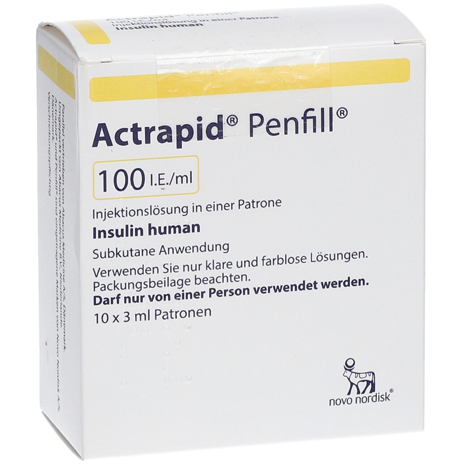 Actrapid® Penfill 100Ie/Ml