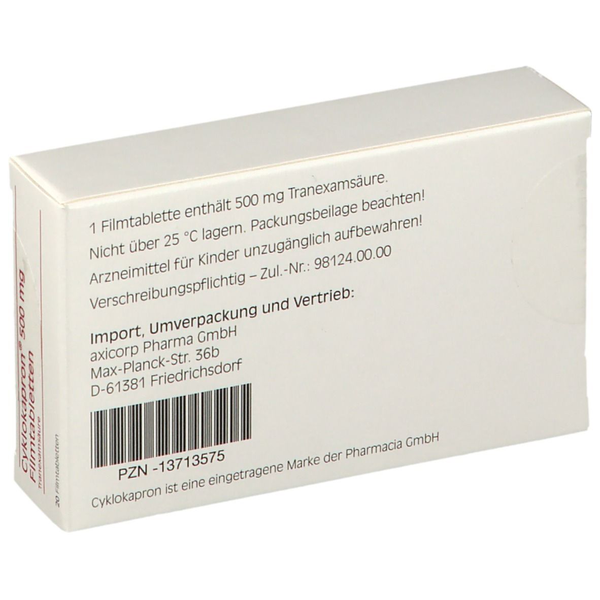 Cyklokapron 500 mg