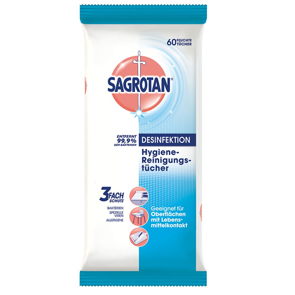 Sagrotan Hygiene-Reinigungs-Tücher