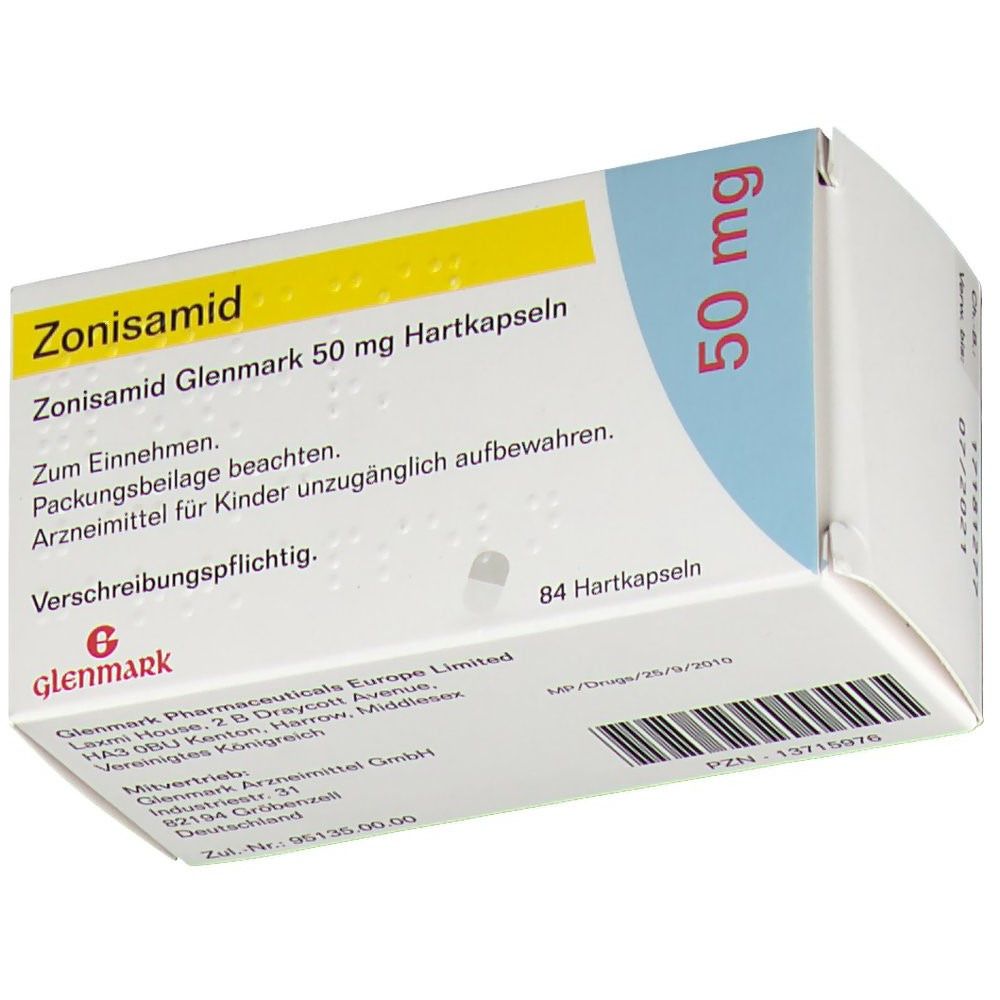 Zonisamid Glenmark 50 mg