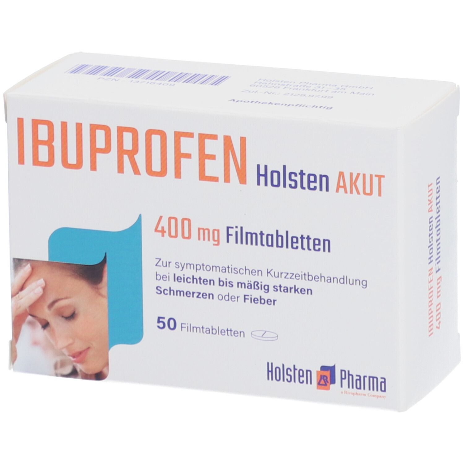 IBUPROFEN Holsten AKUT 400 mg Filmtabletten