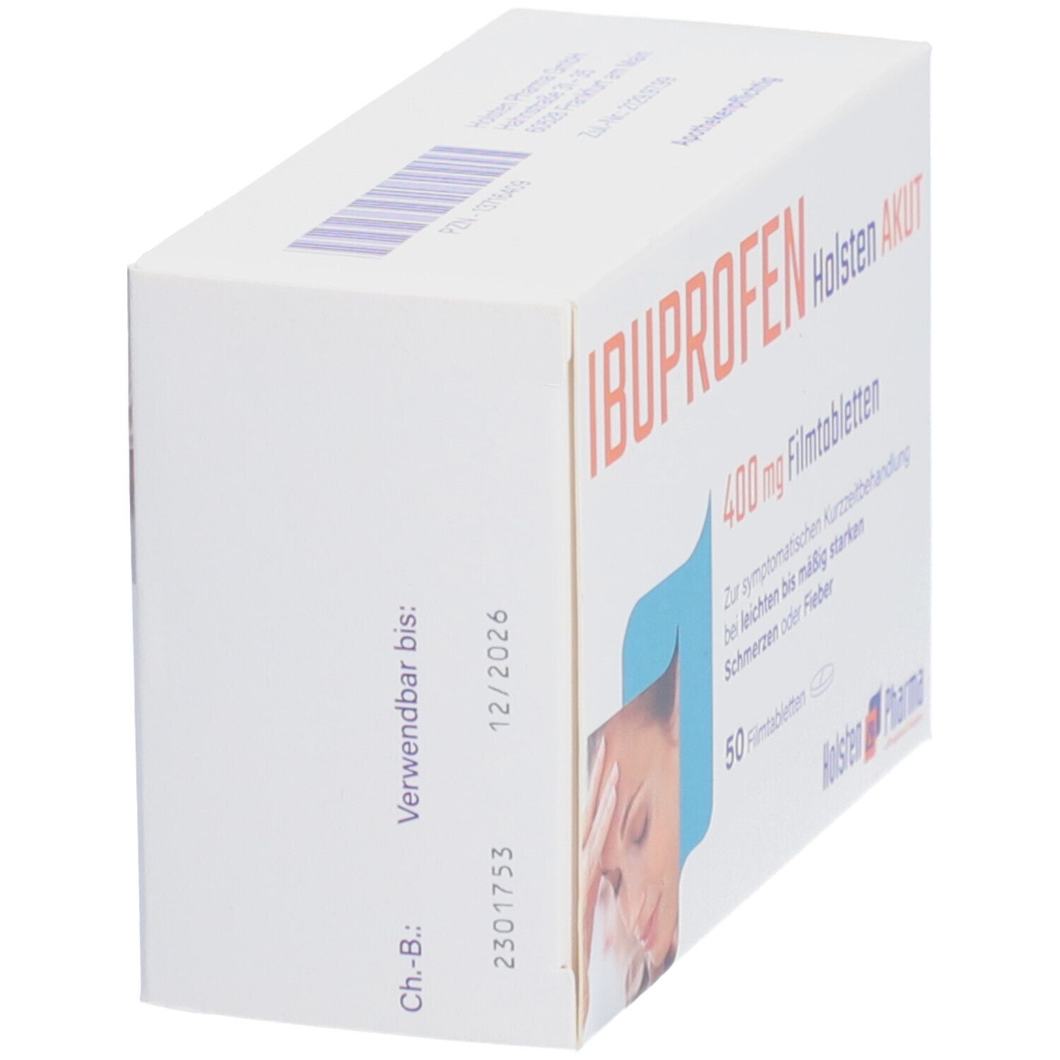 Ibuprofen Holsten akut 400 mg Filmtabletten