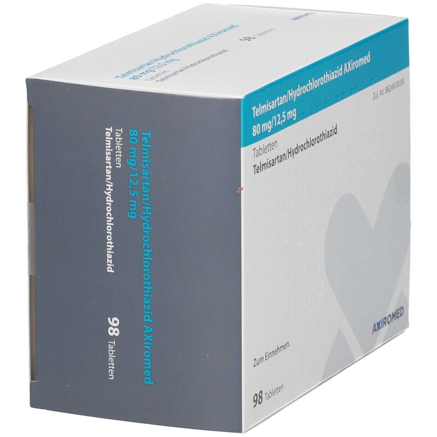 TELMISARTAN/Hydrochlorothiazid AXiromed 80/12,5 mg 98 St Tabletten