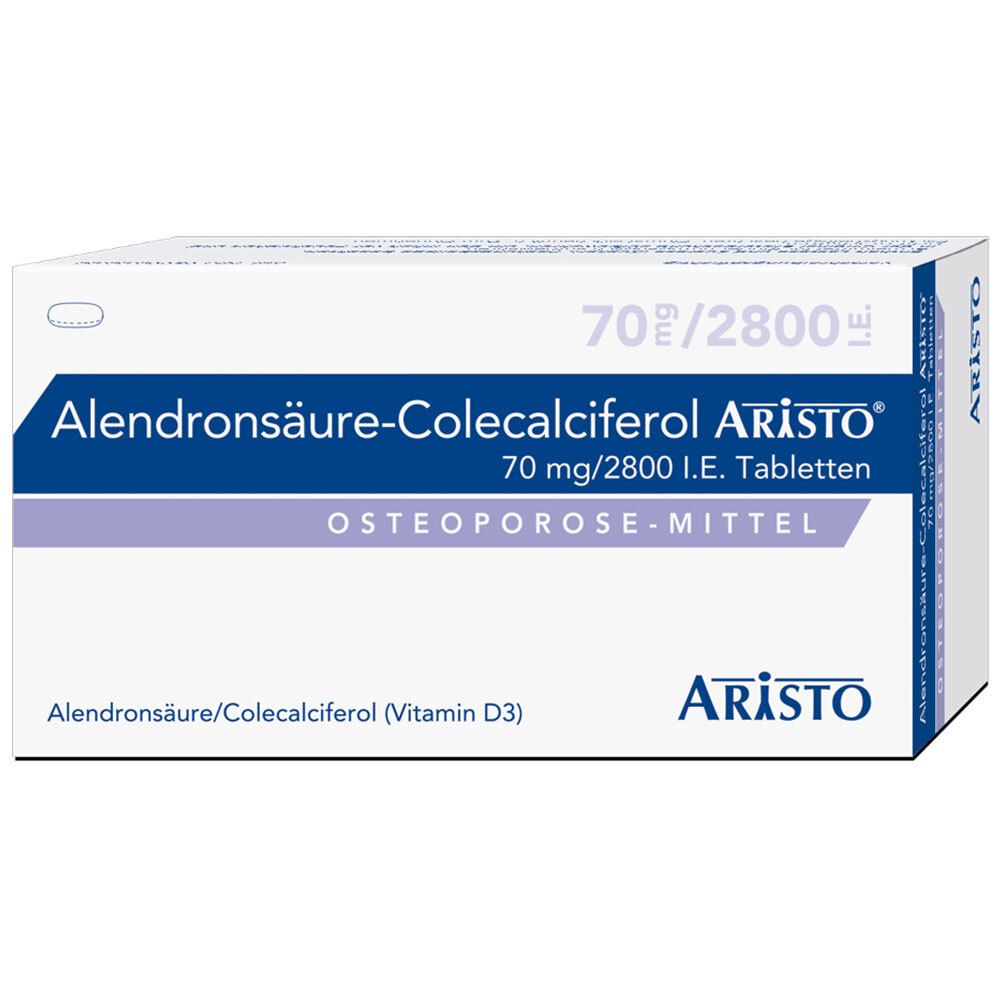 Alendronsäure-Colecalciferol Aristo® 70 mg/2800 I.E.
