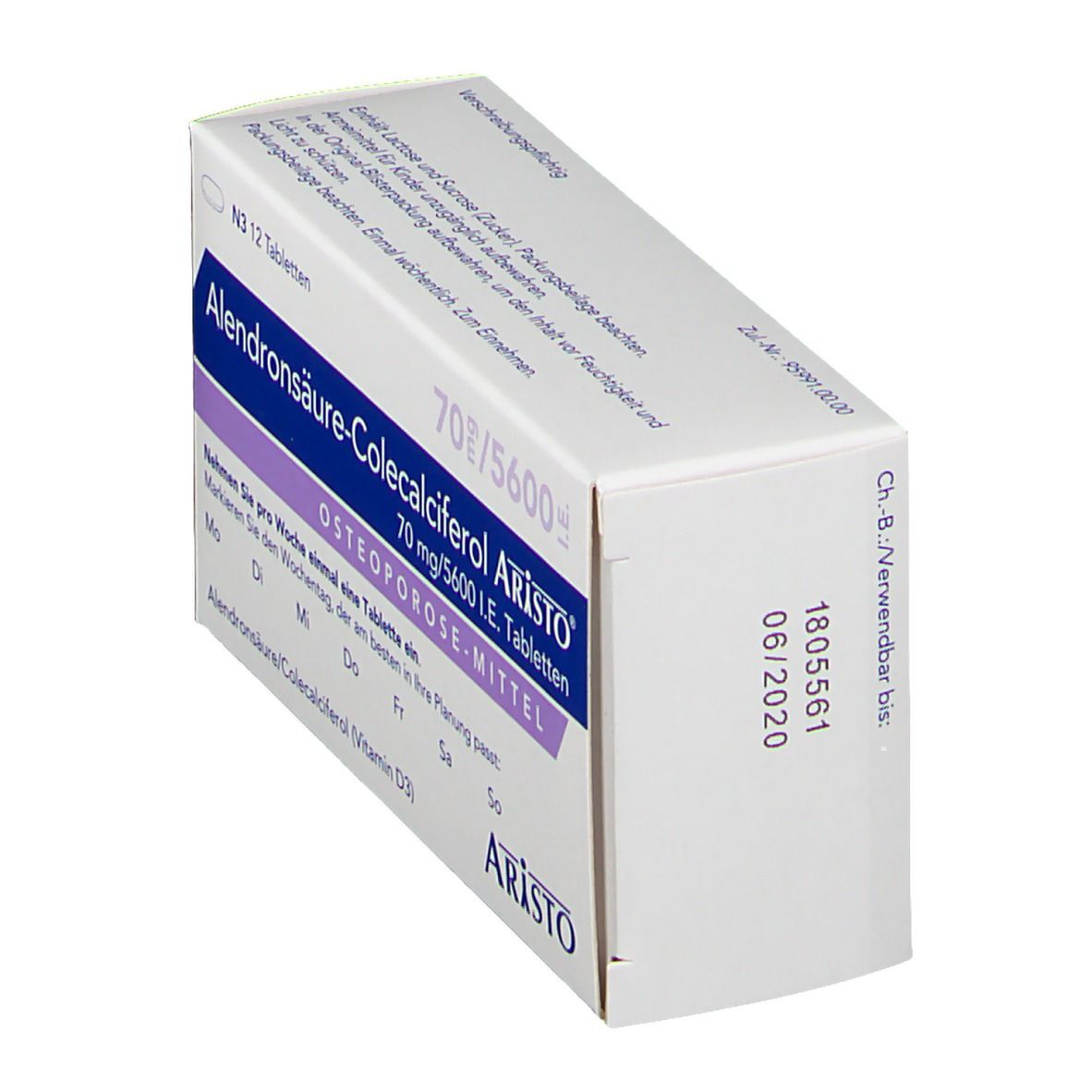Alendronsäure-Colecalciferol Aristo® 70 mg/5600 I.E.