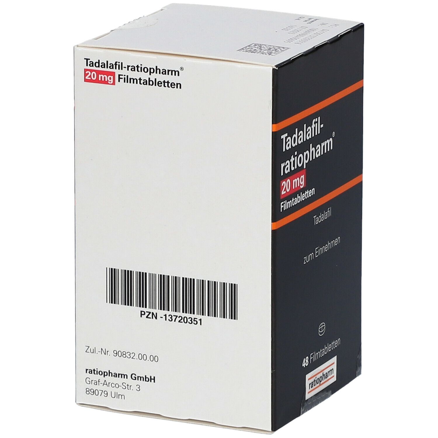 Tadalafil 20 mg ratiopharm