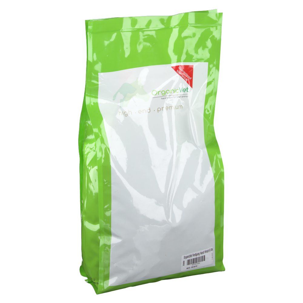 OrganicVet HUND Trockenfutter SENSITIVE + Getreidefrei Hirsch & Kartoffel