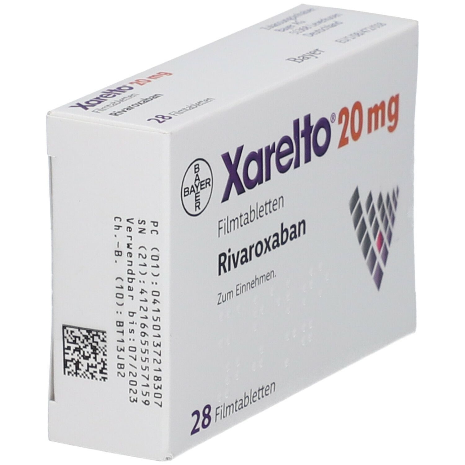 Xarelto 20 mg Filmtabletten 28 St