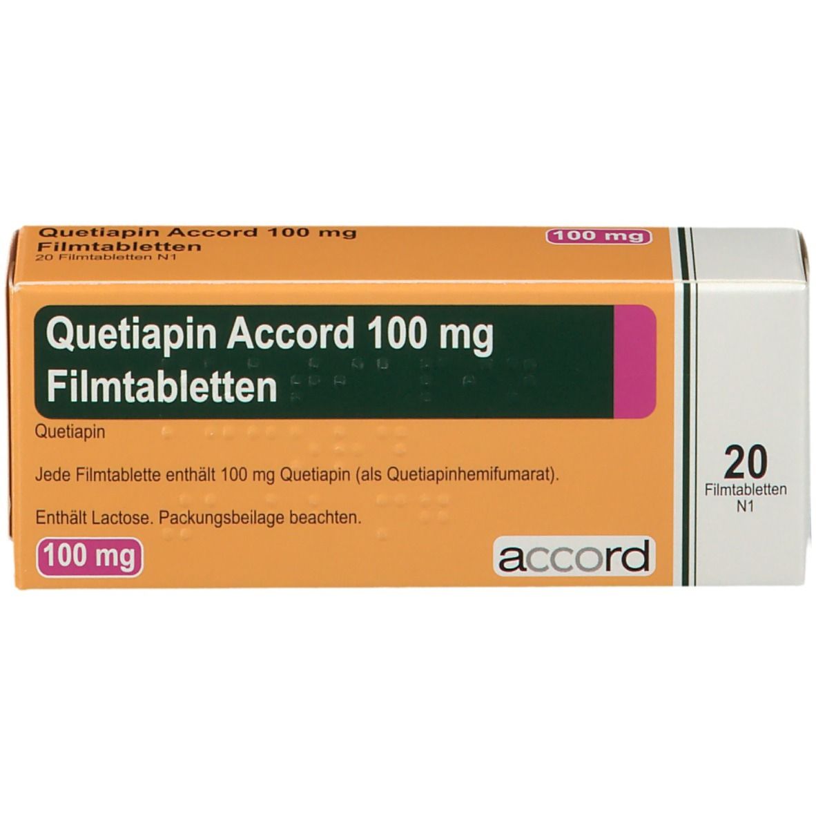 Quetiapin Accord 100 mg