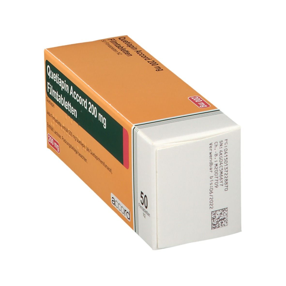 Quetiapin Accord 200 mg Filmtabletten 50 St