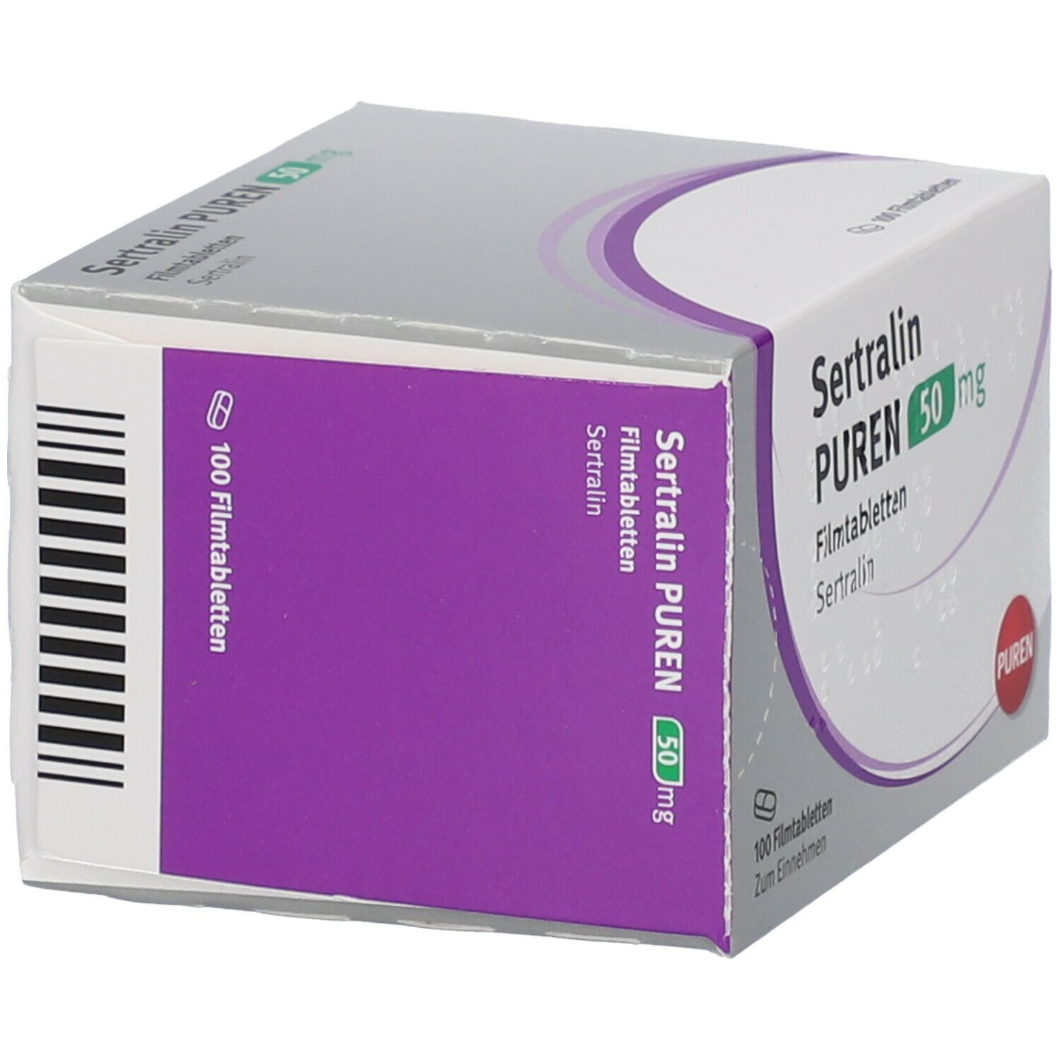 Sertralin Puren 50 mg Filmtabletten 100 St